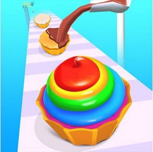 Cake Stack: Alphabet Lore - Online Parkour Game Arcade Game