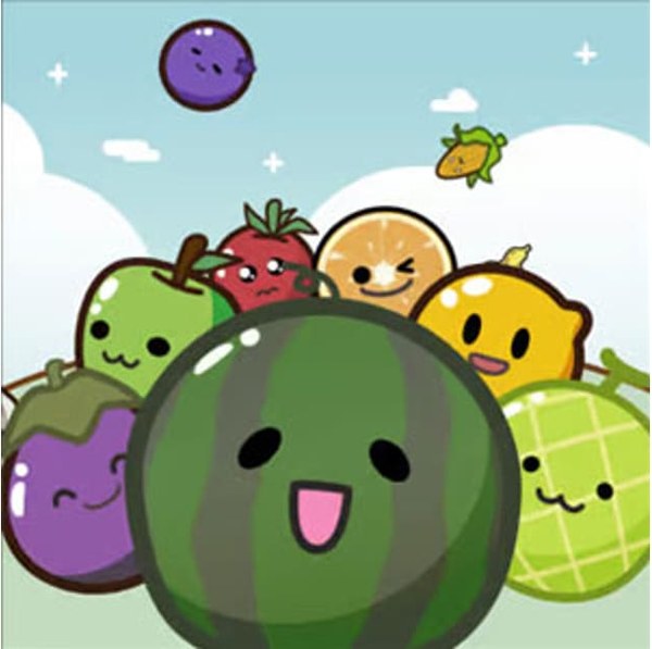 Fruit Merge Puzzle
