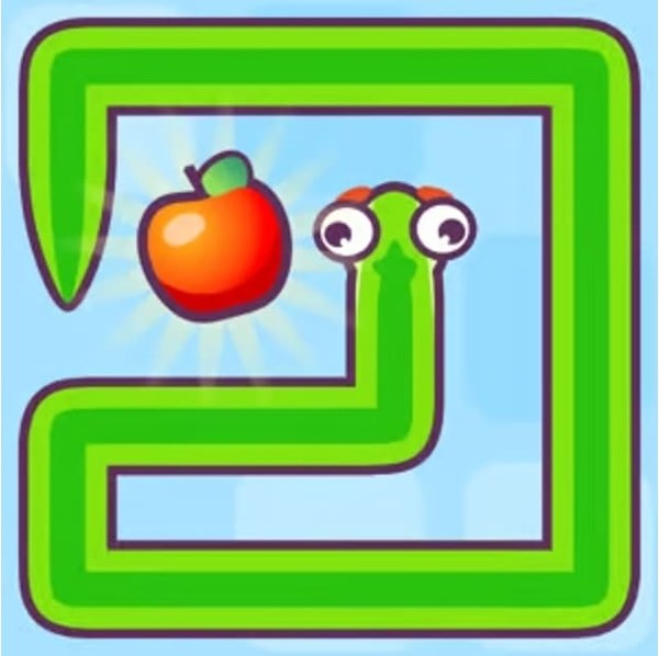 Fruit Worm Logic Puzzle Game