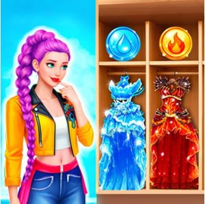 Lucy All Season Fashionista Dress Up Game - Dress Up Game