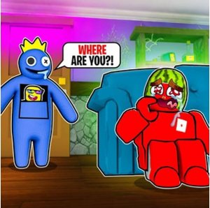 Rainbow Friends Hide And Seek Online Puzzle Game