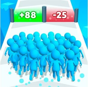 Bro Race Count - Online Parkour Math Game Arcade Game
