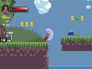 Glowing Trail Platformer