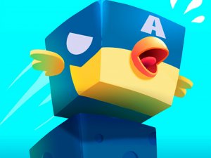 Square Bird Tower Builder Arcade Game