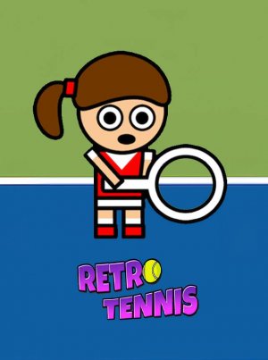 Tiny Retro Tennis Online Arcade Game