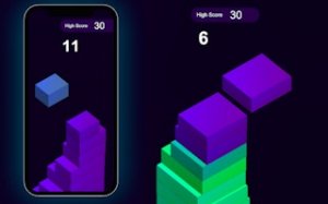 Block Stack Tower Puzzle