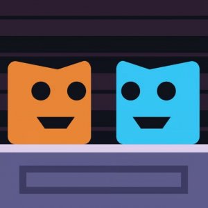Two Button Bounce Online Puzzle Game