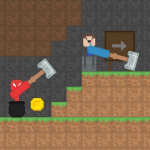 Hammer Climb MinisCrafter Online Arcade Game