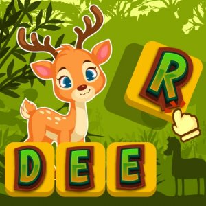 Animals Word Puzzle for Kids